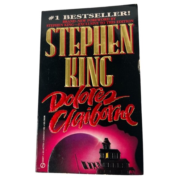 5 Stephen King Paperback Book Cujo Dolores Claiborne Salem Lot Dark Half Talisma - Picture 6 of 13
